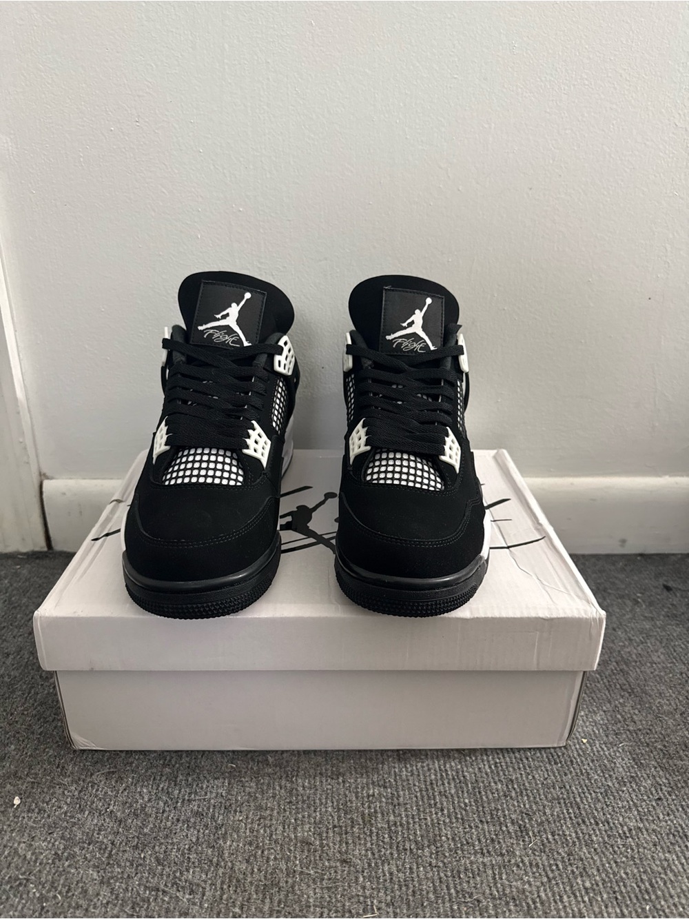 Jordan Men’s Black and White Low-Top Sneakers